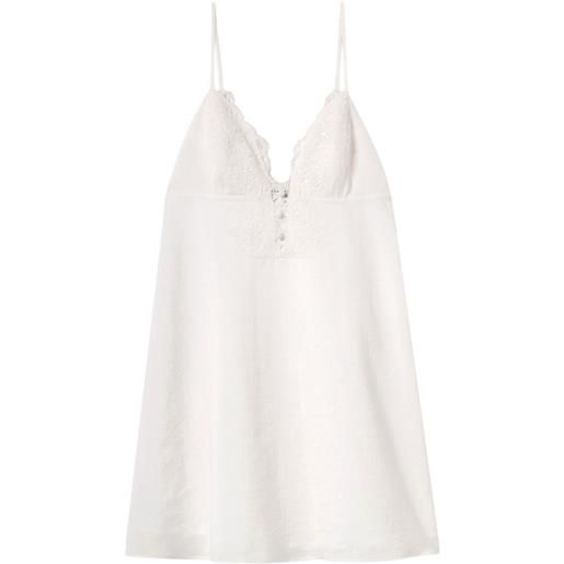 Claudie Pierlot abito con spalline - bianco