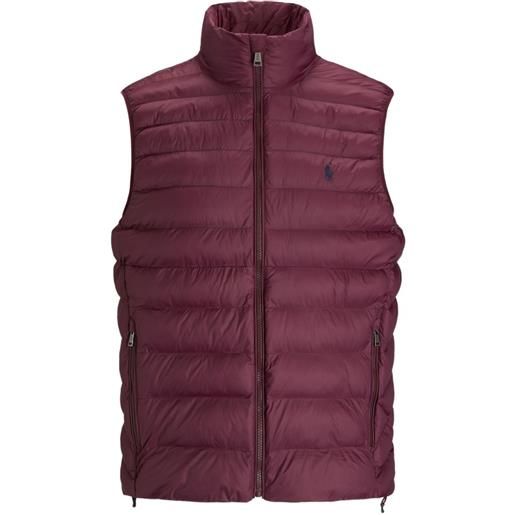 Polo Ralph Lauren gilet trapuntato - rosso