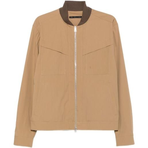 Low Brand giacca con zip - marrone