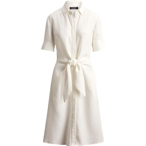 Lauren Ralph Lauren chemisier midi con nodo - toni neutri