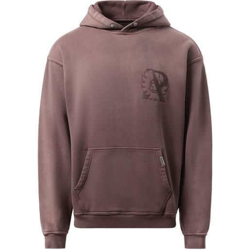 Represent x belstaff felpa outline phoenix con cappuccio - viola