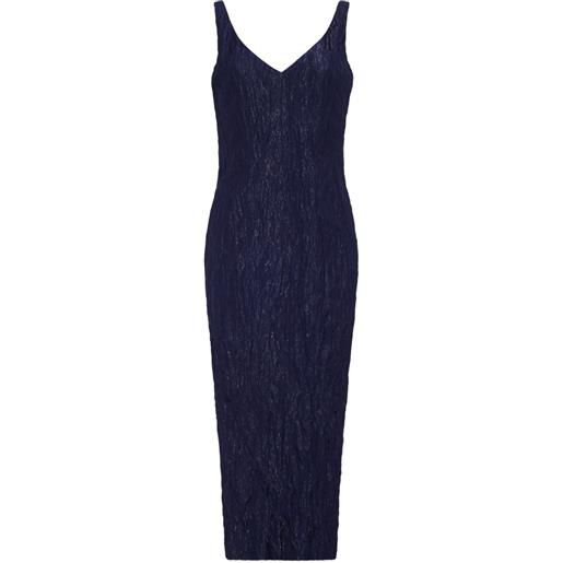 Adam Lippes abito midi willa - blu