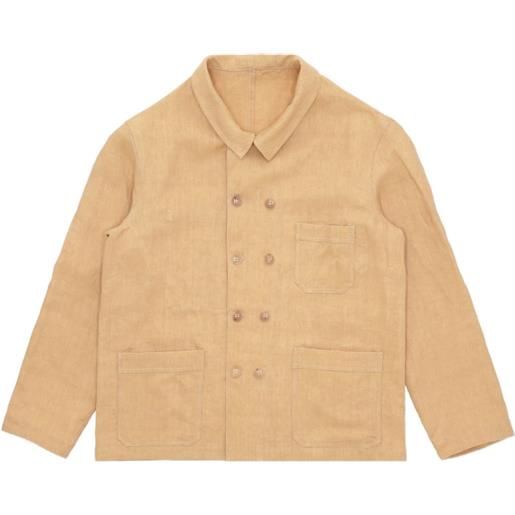 Fortela giacca-camicia garçon doppiopetto - toni neutri