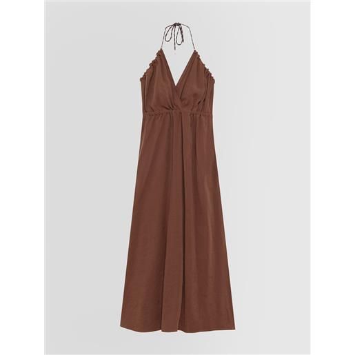 Alpha studio donna abito in modal marrone 40
