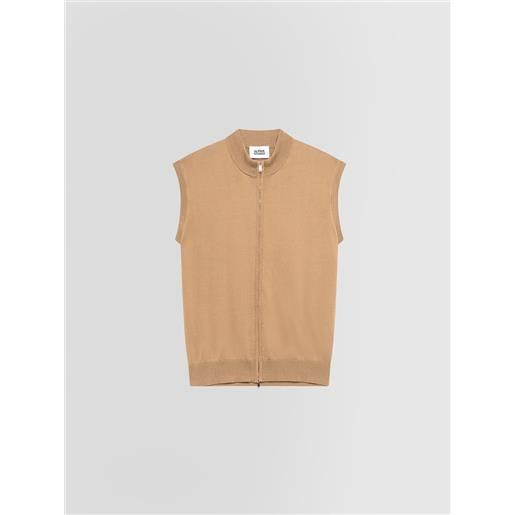 Alpha studio uomo blouson con zip beige 48