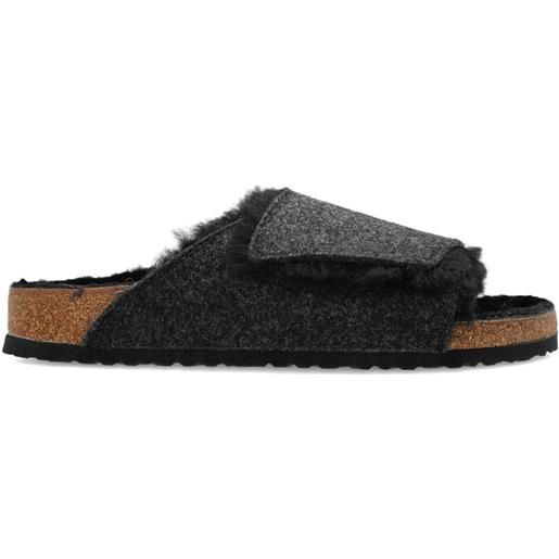 Birkenstock slippers solana con chiusura a strappo - grigio