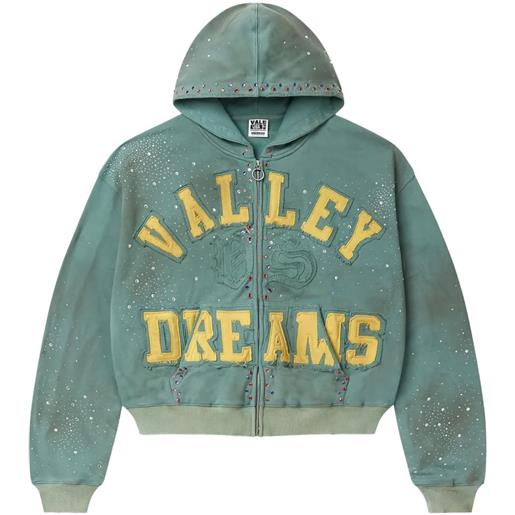 Vale felpa bank con strass - blu