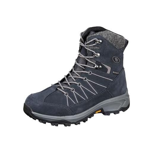 Brütting huntington stivali da neve unisex - adulto, blu marine/grigio, 42 eu