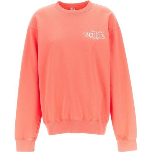 Sporty & Rich felpa sports - rosa