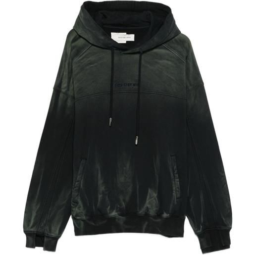 Feng Chen Wang felpa con cappuccio ombre - blu