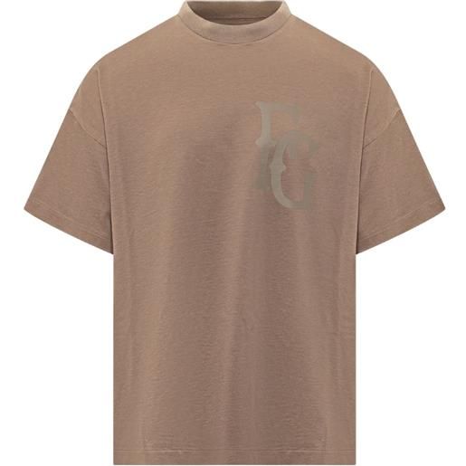 Fear Of God t-shirt con stampa - marrone