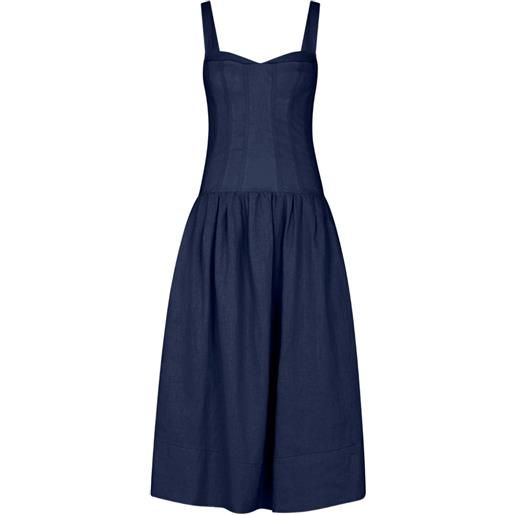 Nicholas abito midi makenna - blu