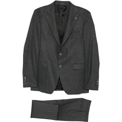 Tagliatore completo gessato in lana - grigio