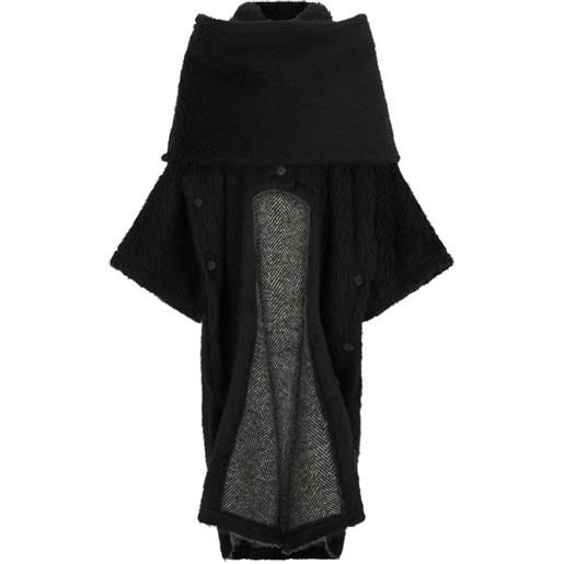 BATAKOVIC Belgrade cappotto con maniche ampie - nero