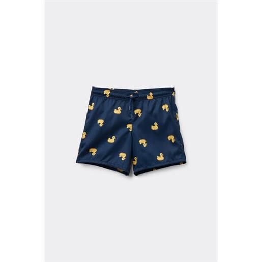 Tezenis costume boxer bimbo in tela stampata bambino blu