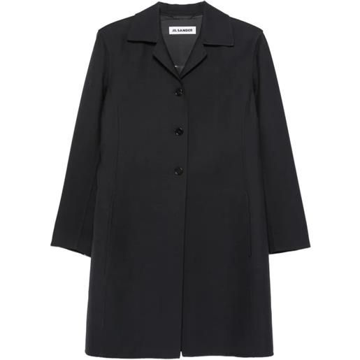 Jil Sander soprabito in twill di lana
