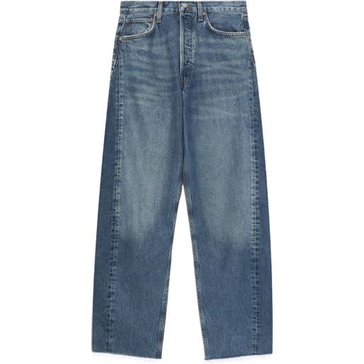 AGOLDE jeans a vita media - blu