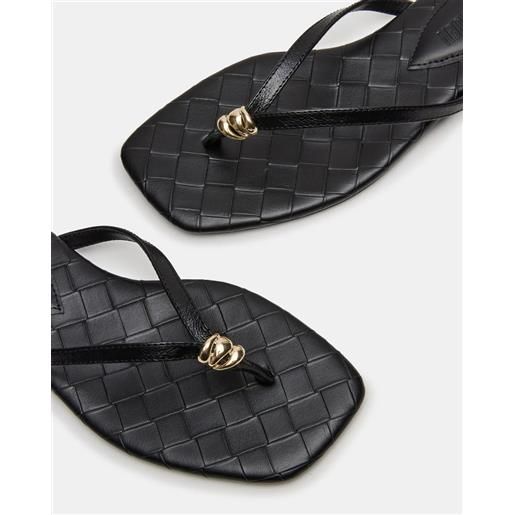 STEVE MADDEN ciabatta flat infradito;Maliyah;STEVE MADDEN, nero