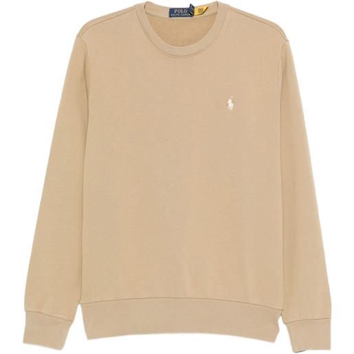 Polo Ralph Lauren felpa polo pony in cotone - toni neutri