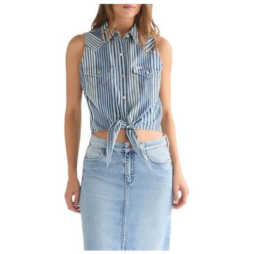 Wrangler, maglietta da donna, senza maniche tie