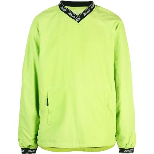 Palace felpa con scollo a v - verde