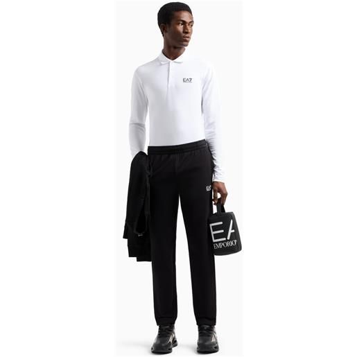 GIORGIO ARMANI SPA 8npp65 m jersey trousers ea7 armani, nero