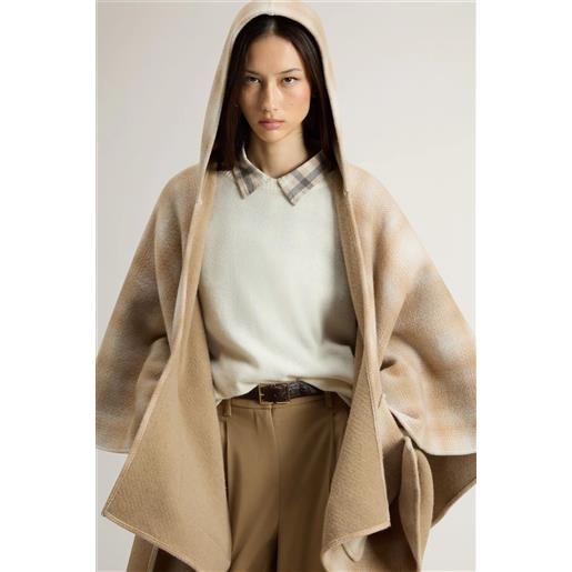 WOOLRICH EUROPE SPA woolrich hombre wool blend cape, hombre beige