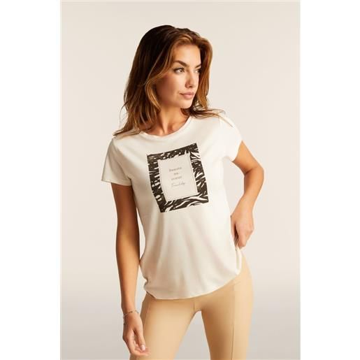 FREDDY SPA s25wslt3 t. Shirt stampa anim. Freddy, zebra animalier