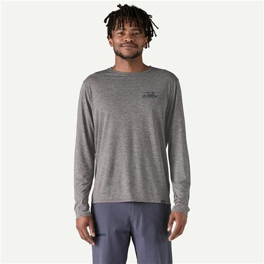 PATAGONIA EUROPE patagonia ms sl daily graphic shirt, grigio