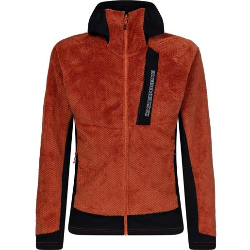 ROCK EXPERIENCE blizzard tech hoodie m fleece ROCK EXPERIENCE, rust + caviar