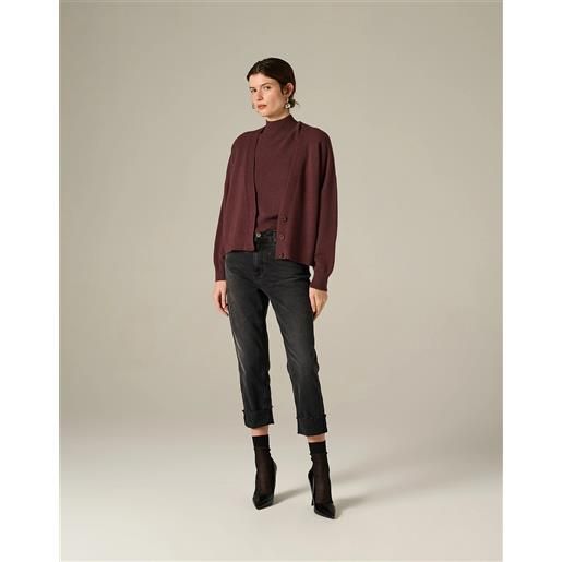 MANILA GRACE m440vu cardigan valeria MANILA GRACE, burgundy