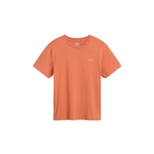 Vans thanx again crew tee-b t-shirt, brown, s donna