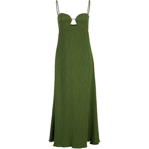 Johanna Ortiz dream spinner cutout maxi dress - verde