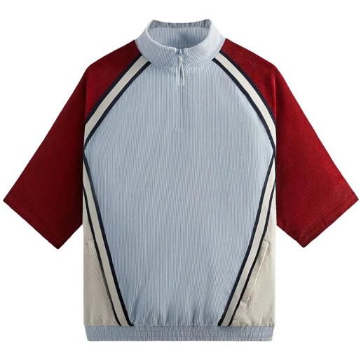 KITH felpa linden retro con zip - blu