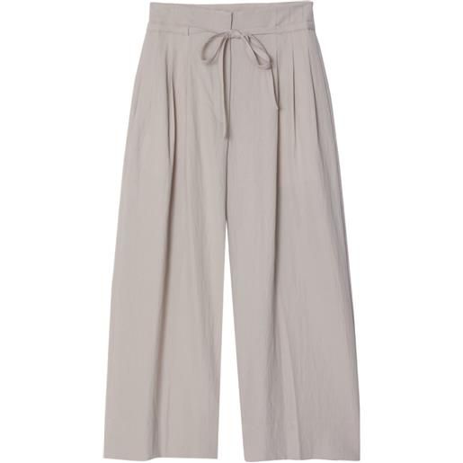 3.1 Phillip Lim pleated cropped trousers - toni neutri