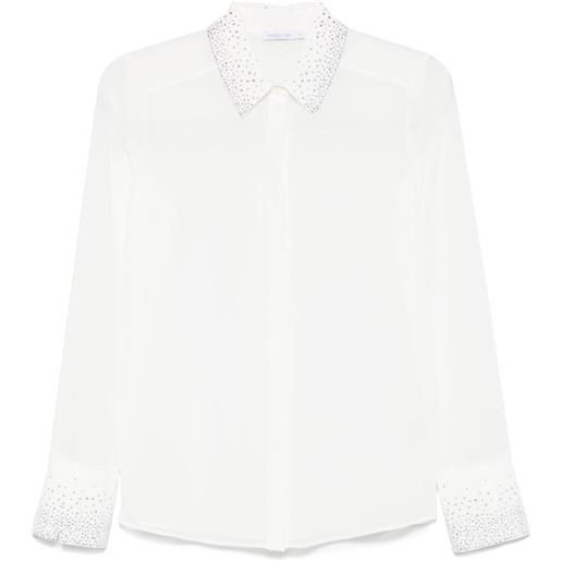 Patrizia Pepe camicia con decorazione - bianco