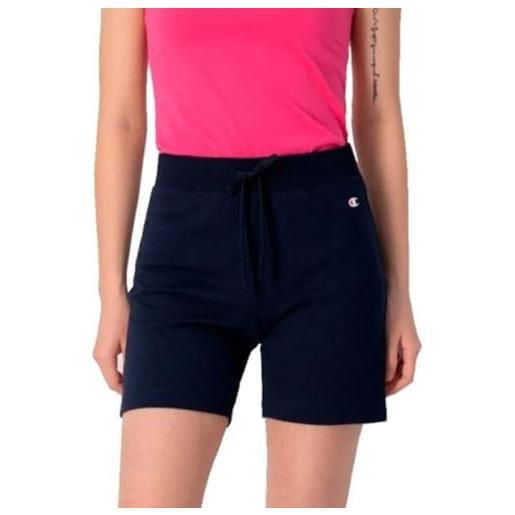 Champion legacy easywear 2.0 pro-jersey bermuda, blu marino, xl donna ss23