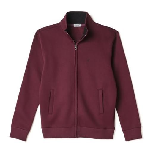 Coveri felpa felpe con cerniera tasche zip cardigan pesante invernale uomo taglie forti (it, testo, 4xl, regular, regular, grigio)