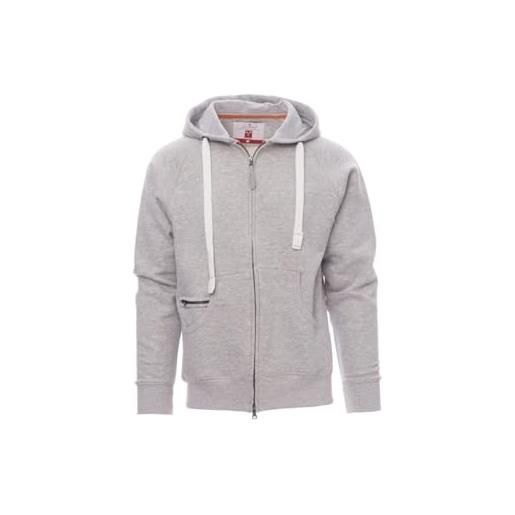 SADISRLS felpa con cappuccio da uomo payper dallas+ zip intera misto cotone autunno inverno 300gr (it, testo, s, regular, regular, nero)