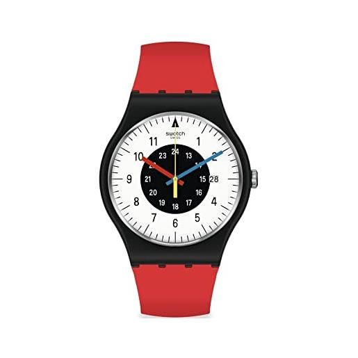 Swatch orologio new gent bio so32b401-std rouge & noir