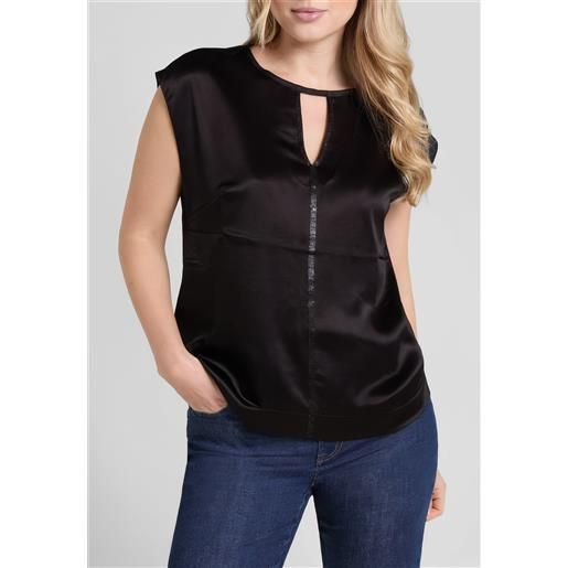 Luisa viola maglia donna curvy con strass in viscosa art. G096l0-82vh