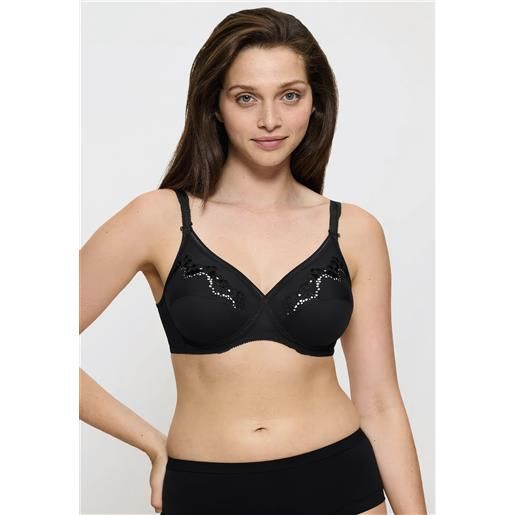 Triumph elasti cross + cotton n reggiseno senza ferretto coppa b-c