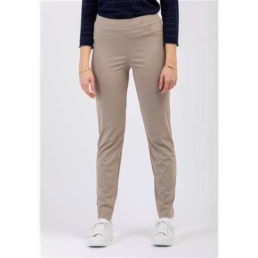 Carla Ferroni pantalone donna elastico in vita maglina leggero carla ferroni 17280