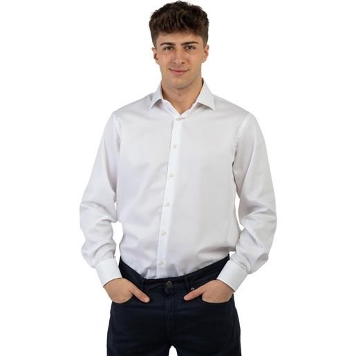 Ingram camicia uomo regular 100% cotone no stiro armaturato ingram 69312