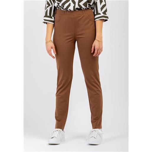 Carla Ferroni pantalone donna elastico in vita maglina leggero carla ferroni 17280