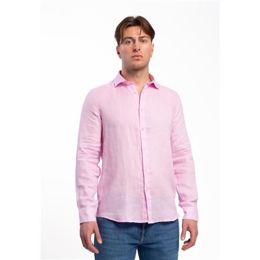 Markup camicia uomo manica lunga 100% lino markup mk13003