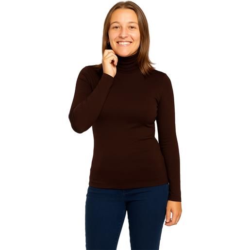 Ragno maglia dolcevita donna in thermo cotton - sottogiacca calda e confortevole