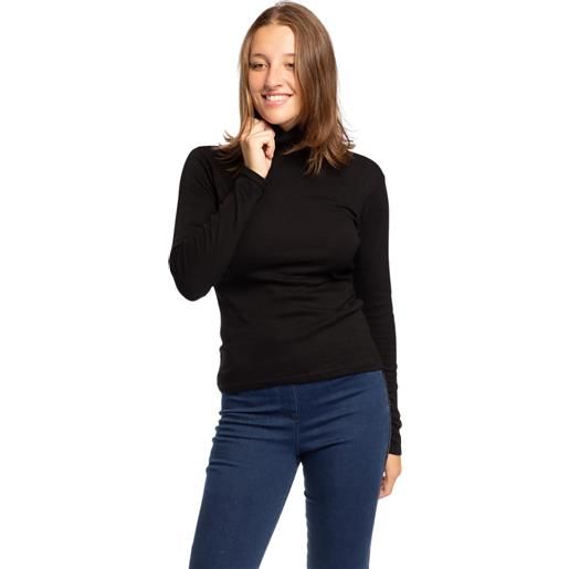 Ragno maglia dolcevita donna in thermo cotton - sottogiacca calda e confortevole