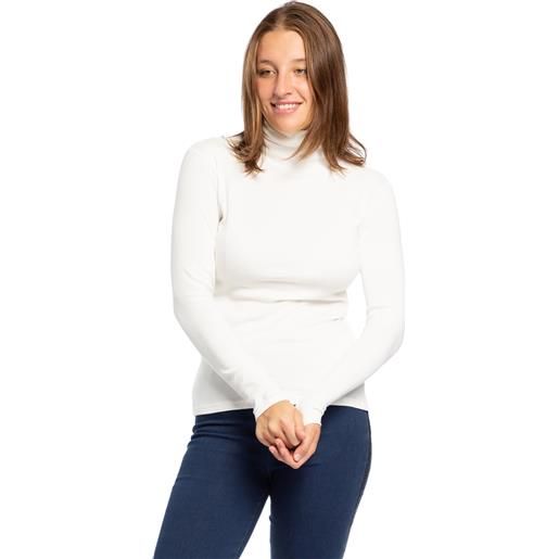 Ragno maglia dolcevita donna in thermo cotton - sottogiacca calda e confortevole