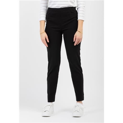 Carla Ferroni pantalone donna elastico in vita tessuto bengalina leggero carla ferroni 16020x1
